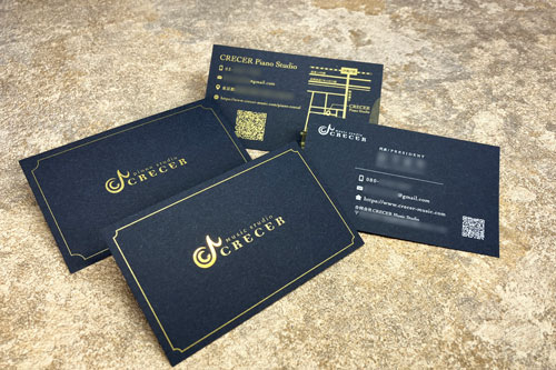 製作事例 No.29 箔押し名刺印刷のイメージ画像